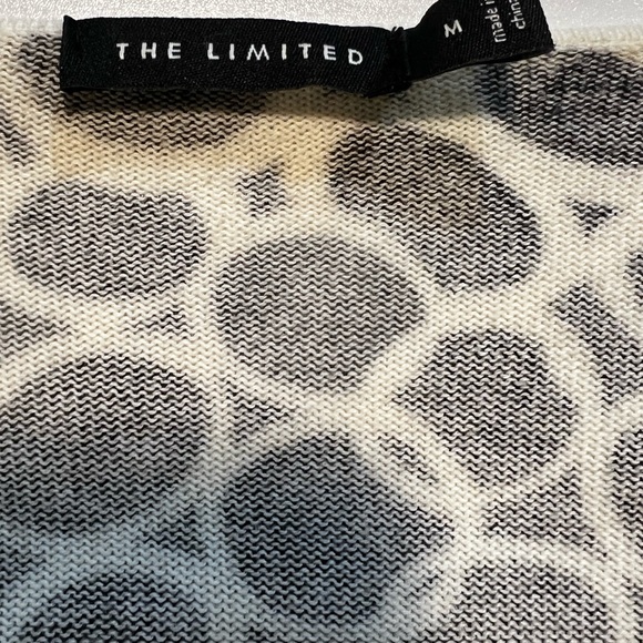 The Limited Button Up Cardigan 100% Cotton Size Medium  3/4” Sleeves - Picture 6 of 7